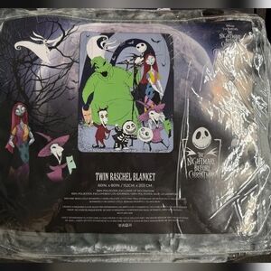 Disney Nightmare Before Christmas Large Twin Blanket 60" x 80" NBC